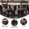 Flash Furniture Gray Wash Walnut Solid Wood Counter Stools, 2PK ES-STBN5-24-GY-2-GG - alternate 10
